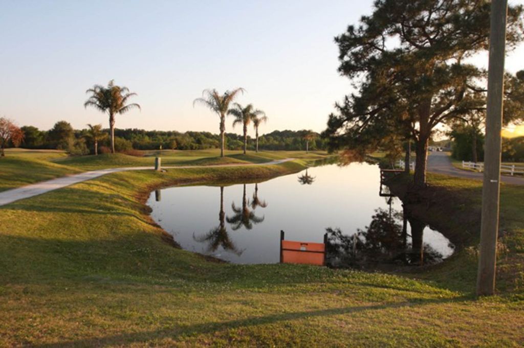 pond at Clerbrook Golf and RV Resort